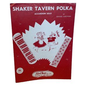 Shaker Tavern Polka Accordion Solo 1960 Sheet Music Alfred Music Co.
